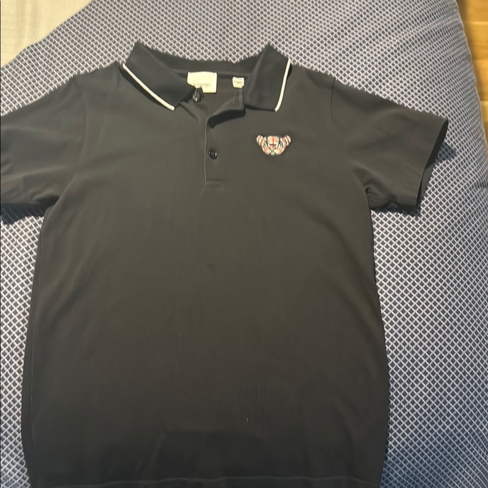 Burberry Black Polo Shirt